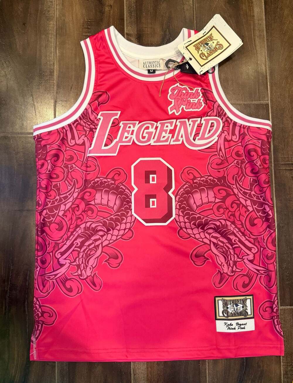 Authentic Classics Kobe Bryant Think Pink Legend Jersey